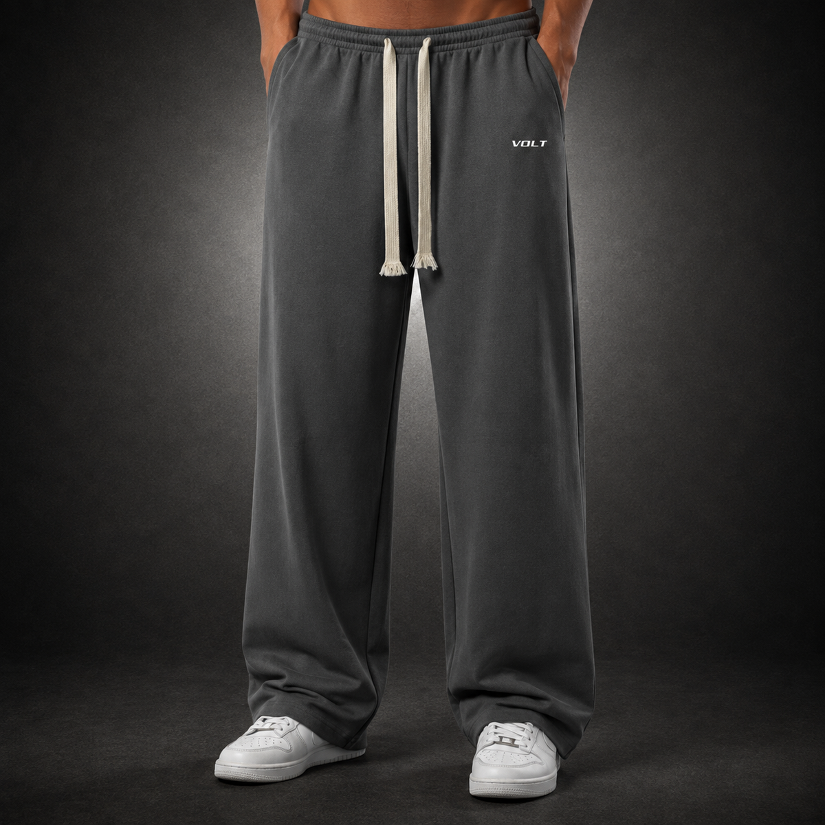 WIDE LEG SWEATPANTS